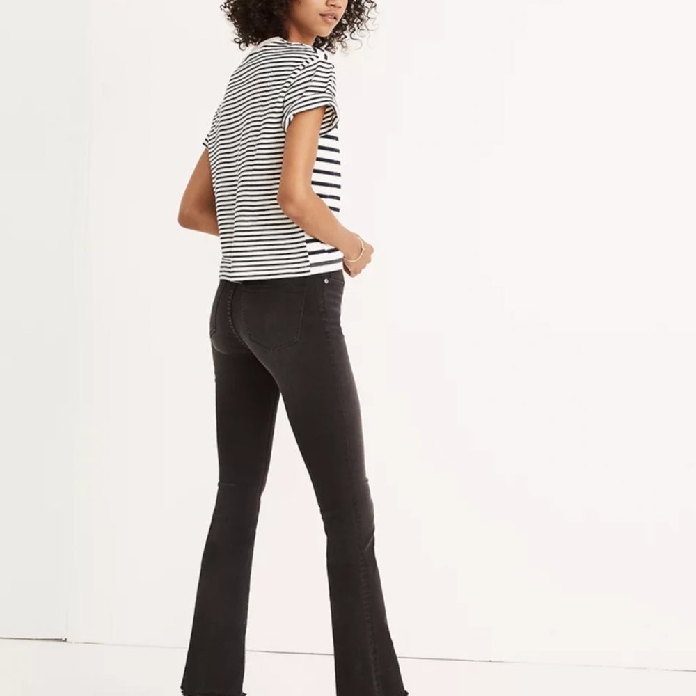 Madewell | Petite Curvy Cali Demi Boot in Black | size 27